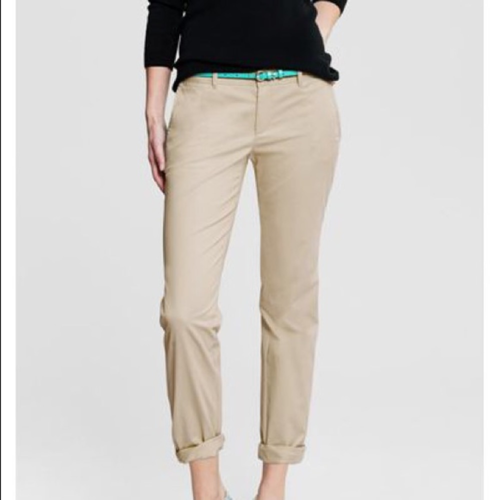 Banana Republic roll-up city chinos